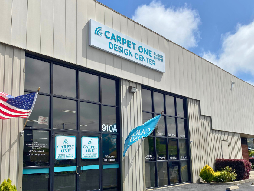 Carpet One Design Center storefront in Napa, CA