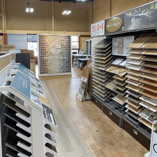 Mirage flooring display at Carpet One Design Center
